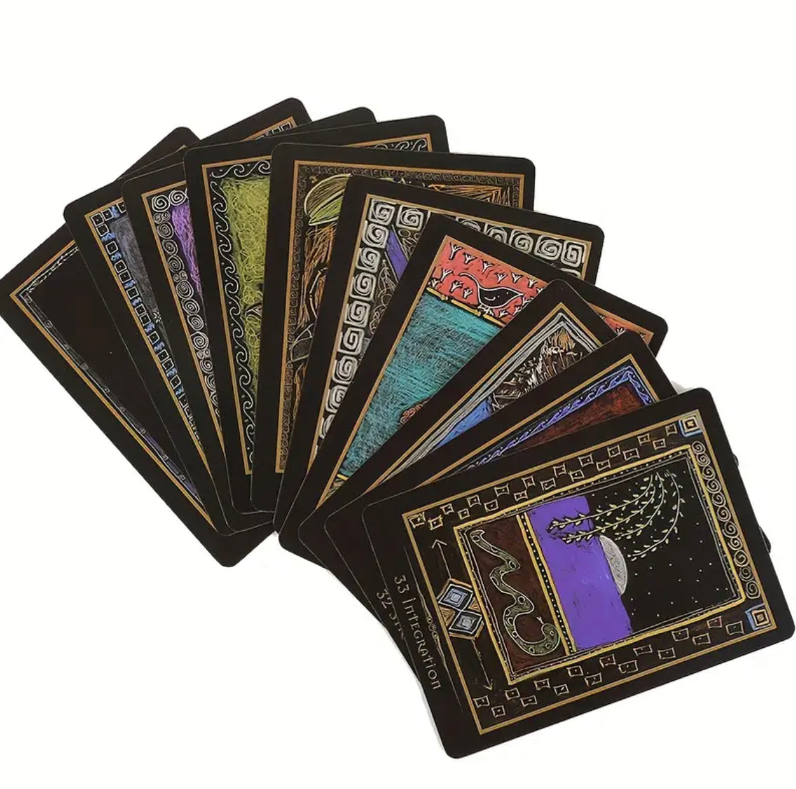 Shamanic Healing | Oracle Cards | English | Divination Tools | Cartomancy | Witch Supplies