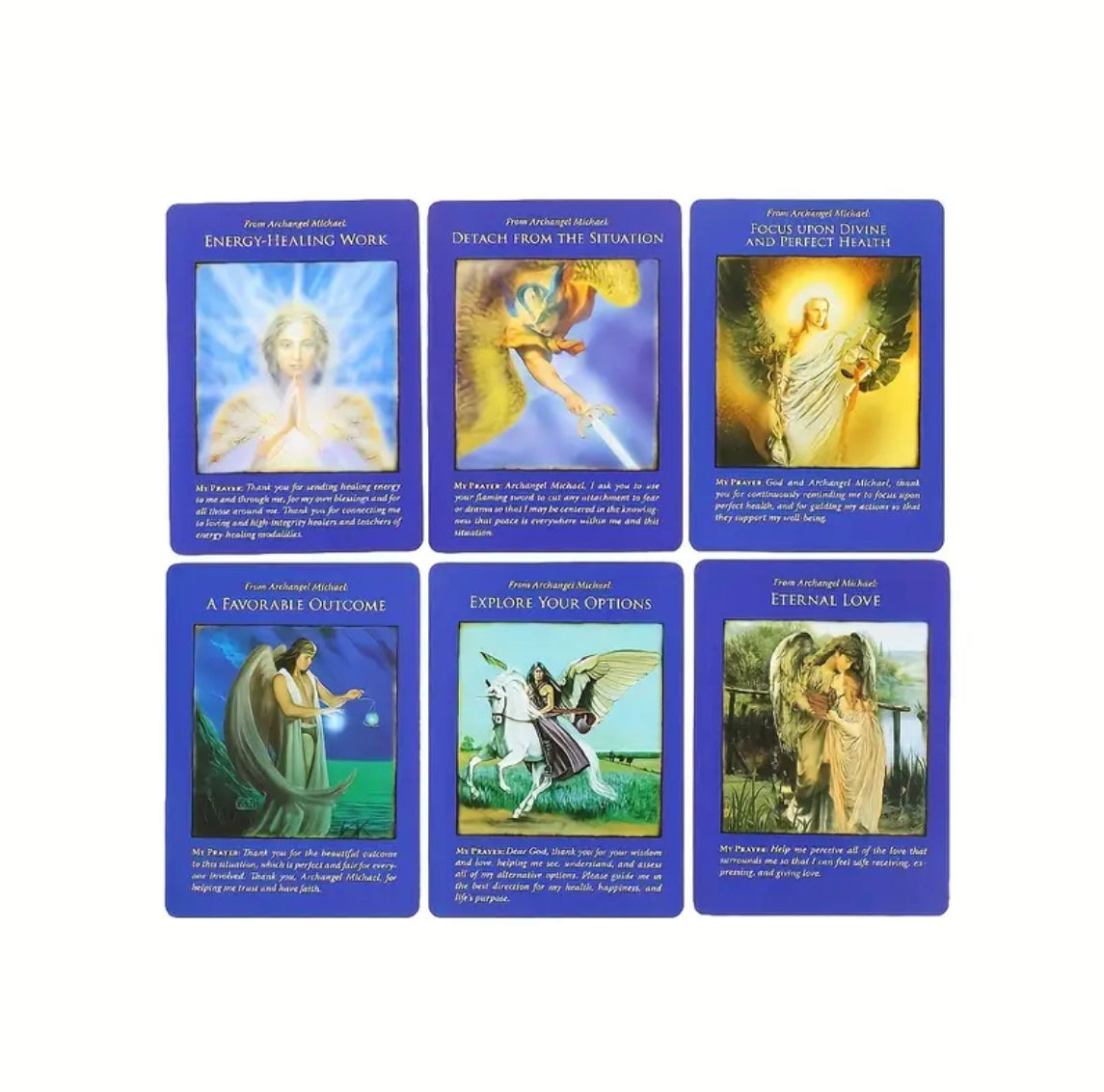 Archangel Michael | Oracle Cards | English | Divination Tools | Cartomancy | Witch Supplies