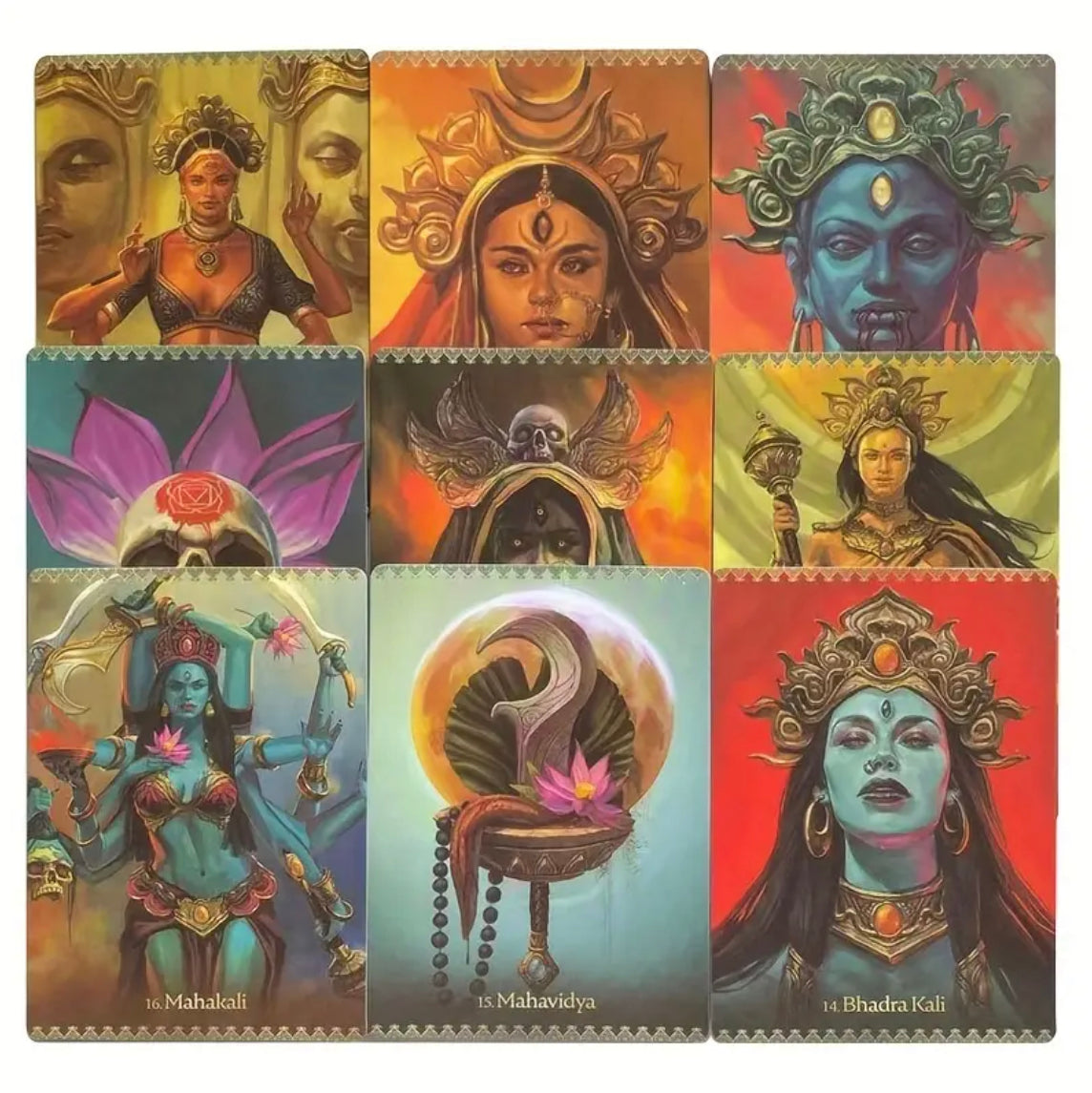 Kali Oracle | Tarot Cards | English | Divination Tools | Cartomancy | Witch Supplies