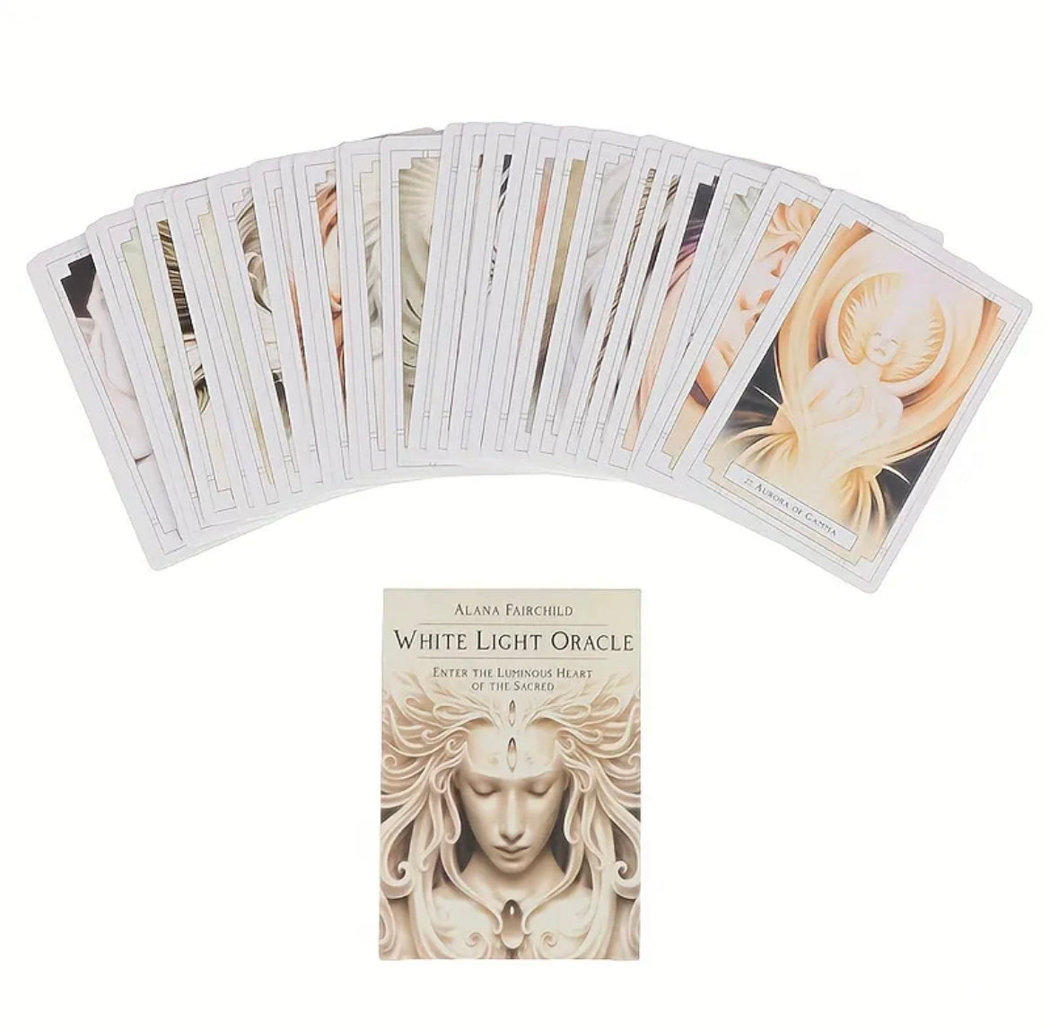White Light | Oracle Cards | English | Divination Tools | Cartomancy | Witch Supplies
