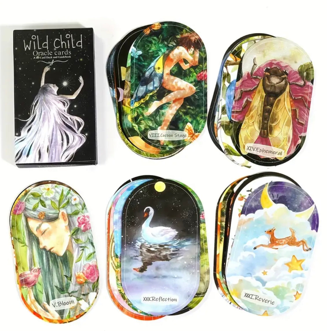 Wild Child | Oracle Cards | English | Divination Tools | Cartomancy | Witch Supplies