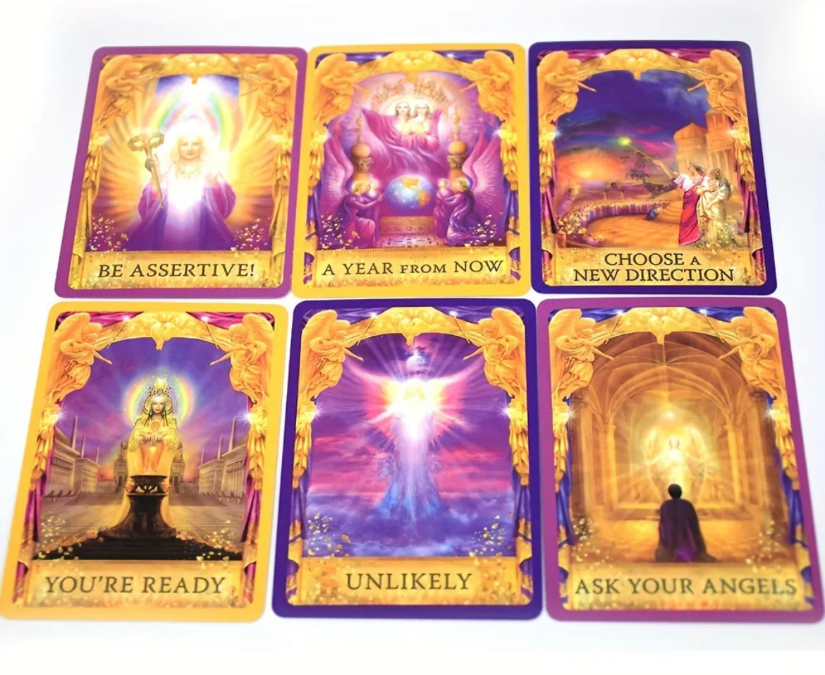Angel Answers | Oracle Cards | English | Divination Tools | Cartomancy | Witch Supplies