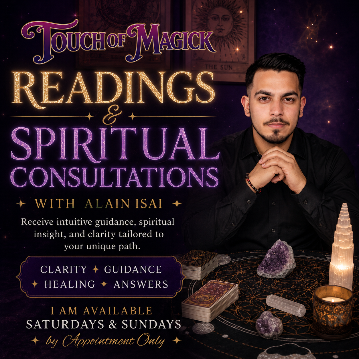 Readings & Spiritual Consultations with Alain
