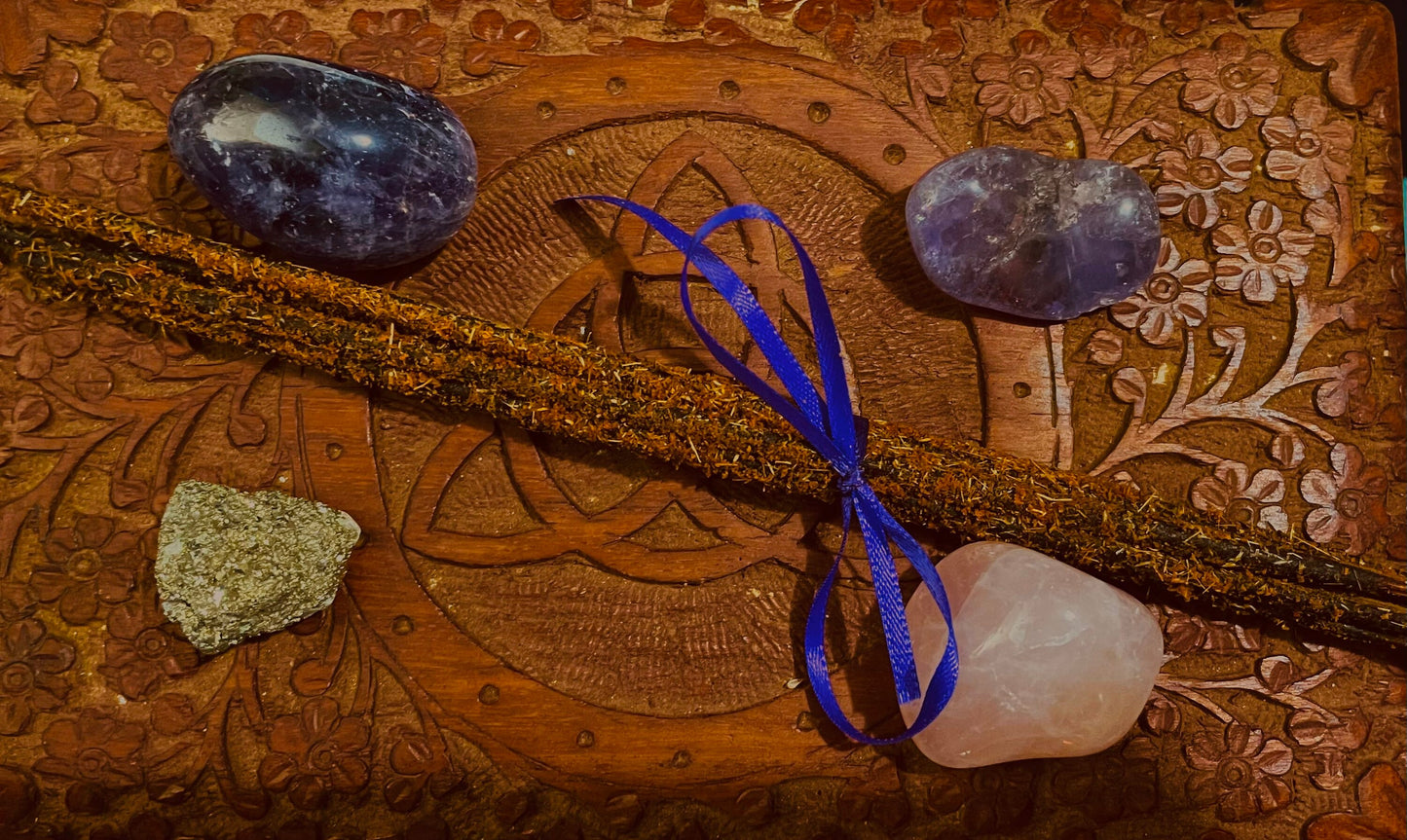 Psychic Intuition Herbal Hand-made Incense - Enhance your Clairvoyance and Psychic Abilities during Spiritual Readings and Workings - Astral