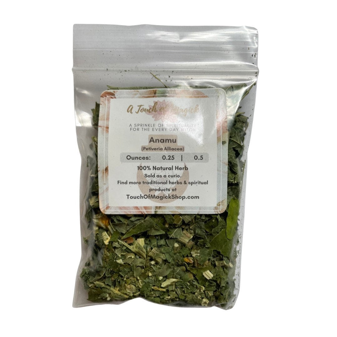 Anamu | Guinea Hen | Used to Rid of Negative Energy | Traditional Afro-Caribbean Herb | 0.25 or 0.5 Ounce Dried Herb