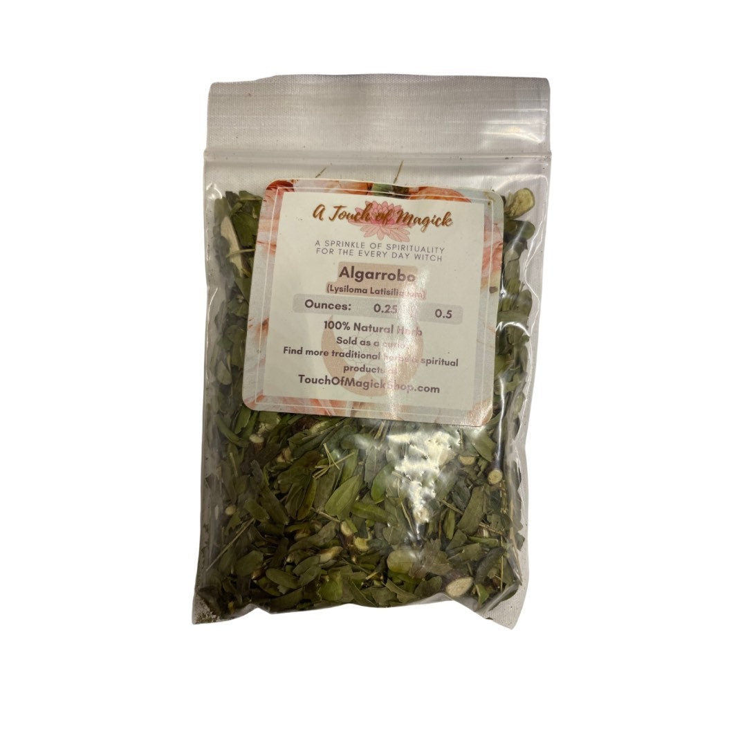Algarrobo (Lysiloma Latisiliquum) Dried Herb - Remove Evil Spirits, Cleansing & Protection Spells - Use in Candles or Spiritual Bath