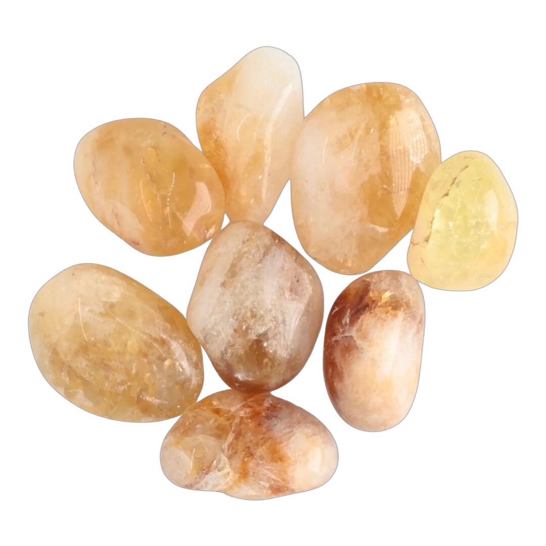 Citrine Stone | 1 Piece | Activates Creativity & Encourages Self- Expression | Attract Fortunes and Prosperity | Solar Plexus Crystal