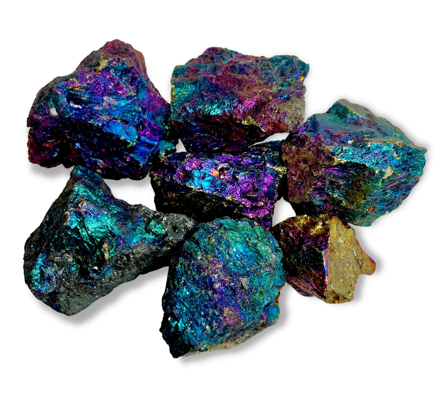 Calcopyrite | Peacock Ore | Premium | Rough Stone | 1 Piece | Different Sizes | Spiritual Stones | Witch Tools & Supplies | Meditation |