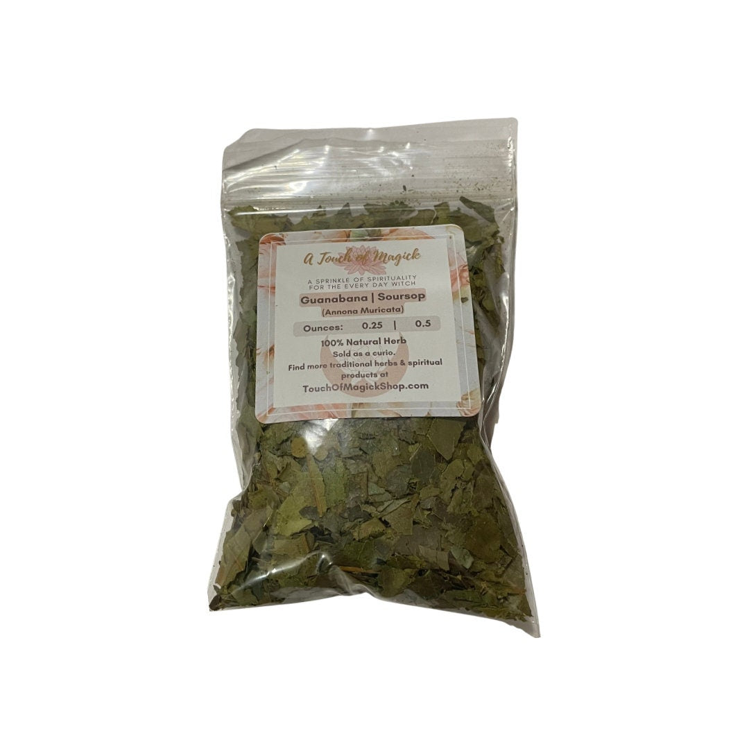 Guanabana | Soursop | Annona Muricata | 0.5 Ounces | Traditional Herb Supplier | Santeria | Wicca | Spell Supplies