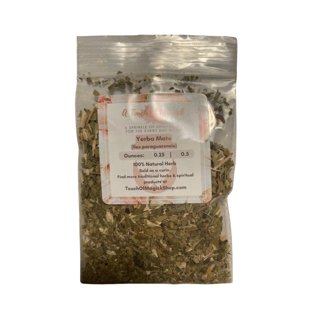 Yerba Mate | Ilex Paraguarensis | Dried Herb | Traditional | Wicca | Pagan | Santeria | 0.5 Oz