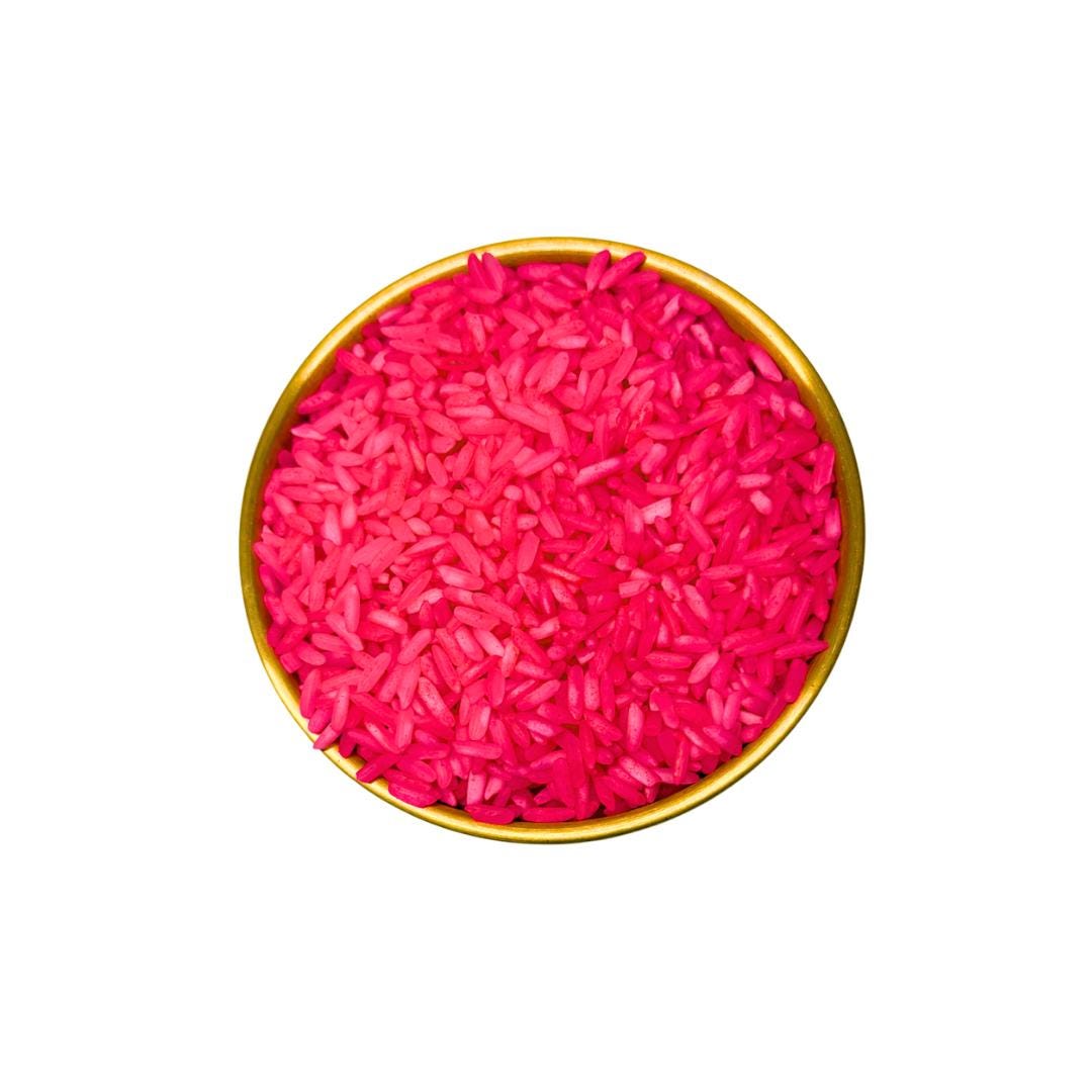 Pink Ritual Rice | Spell Supplies for Charm Bags, Money Bowls, Spells