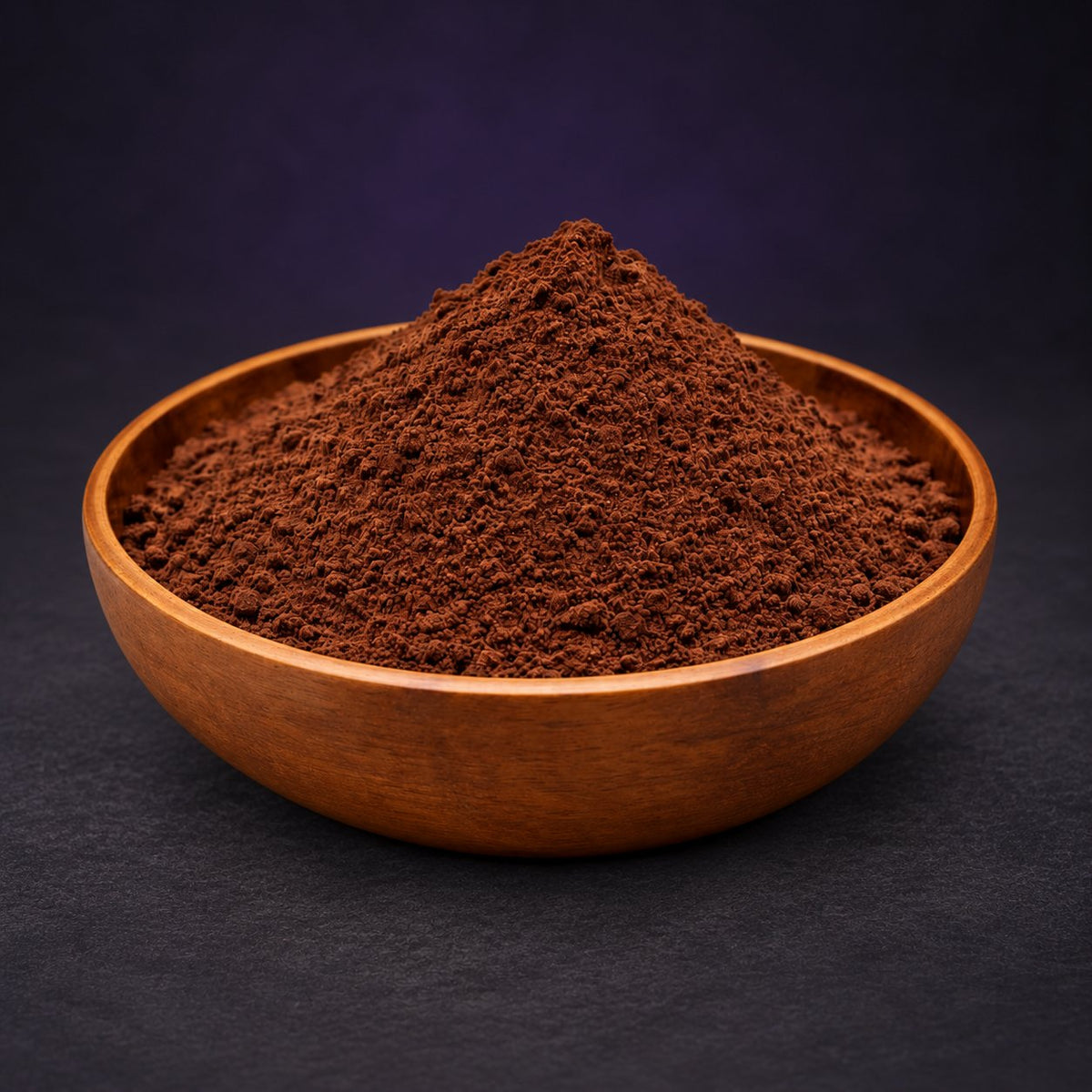 Allspice Powder in a wooden bowl.