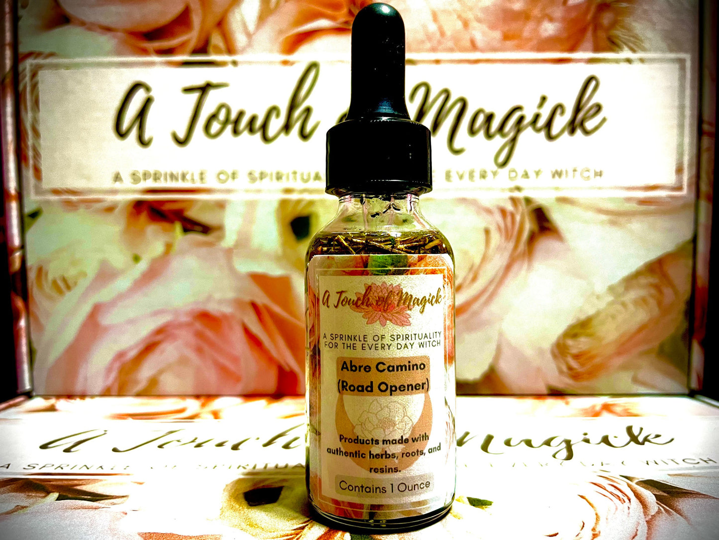 Psychic Intuition Oil - 1 Oz - Made with Herbs, Roots, Resins, Powders & Oils to Manifest your Intentions - Authentic Ingredients