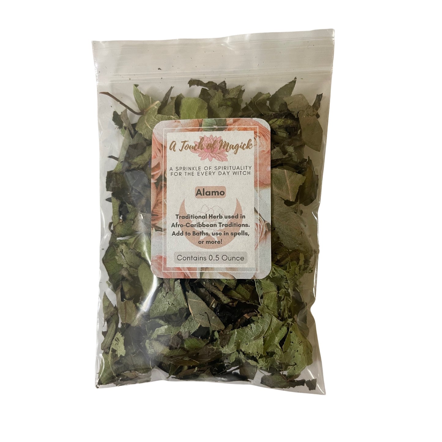 Alamo (Cottonwood) Dried Herb - Powerful Herb used for Protection - Contains 0.5 Ounces - Santeria - Hoodoo - Voodoo