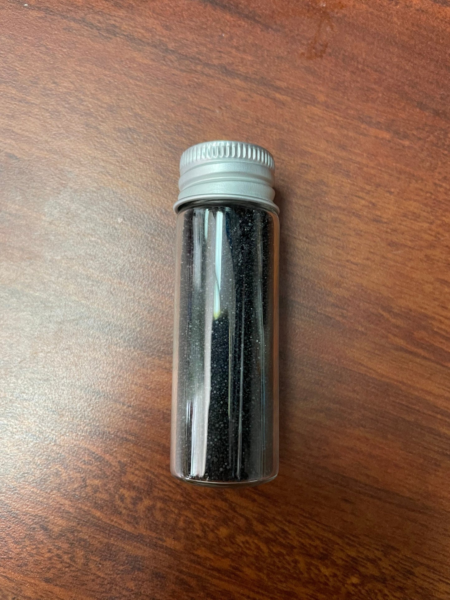 Witch Black Salt in Glass Vial with Lid for Banishing - Protection - Spell Reversal - Negative Energy Removal - Shielding - Witch Tools