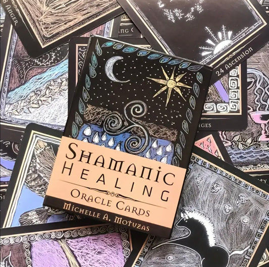 Shamanic Healing | Oracle Cards | English | Divination Tools | Cartomancy | Witch Supplies