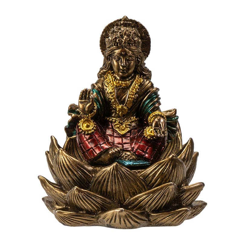 Lakshmi Hindu Goddess on Lotus
