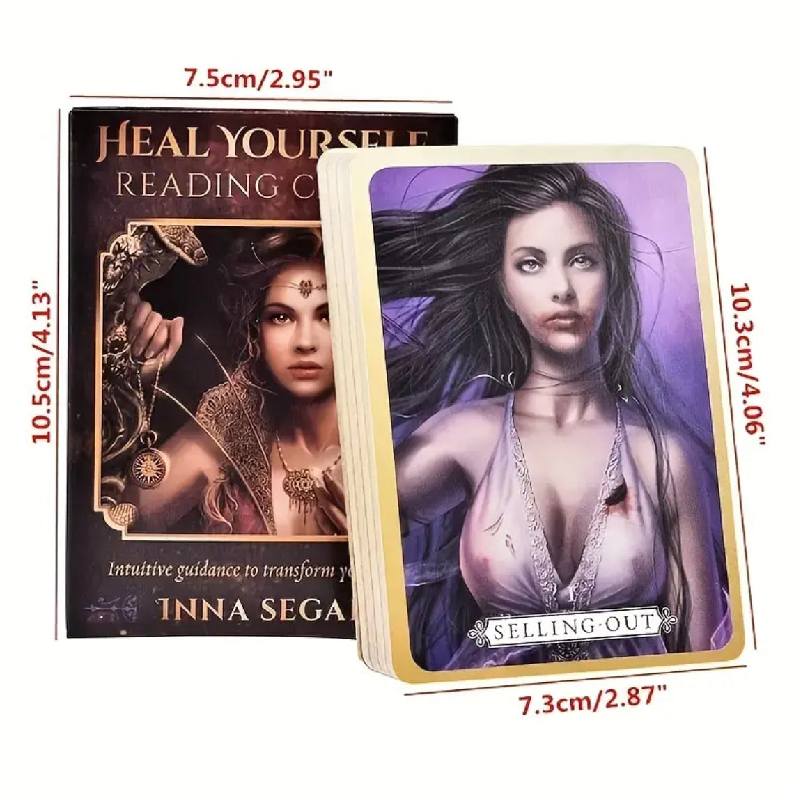 Heal Yourself | Reading Cards | English | Divination Tools | Cartomancy | Witch Supplies
