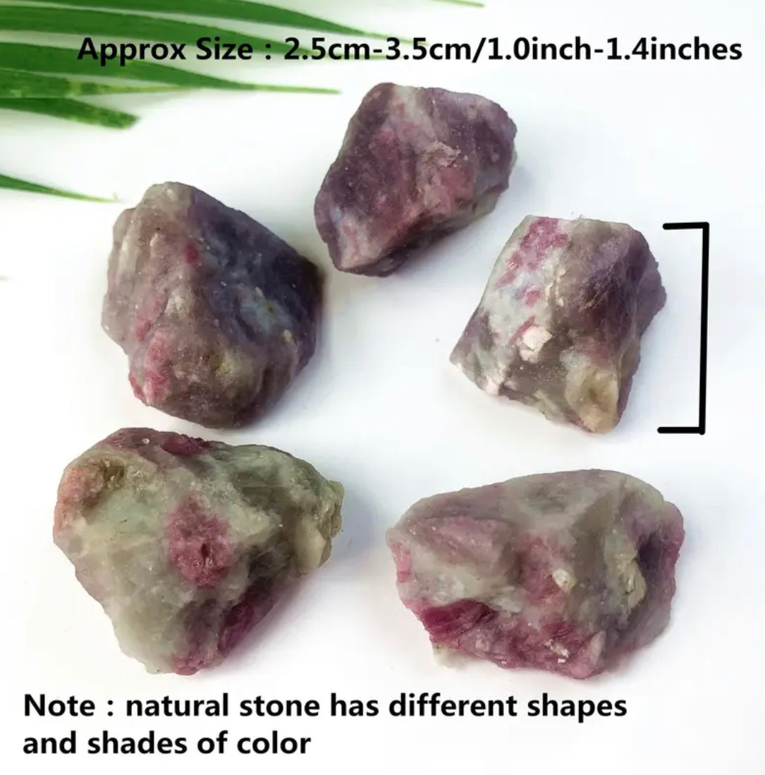 Pink Tourmaline Rough Stone | Love, Compassion, Emotional Healing, & Self Love | Balances Emotions | Rare Stone