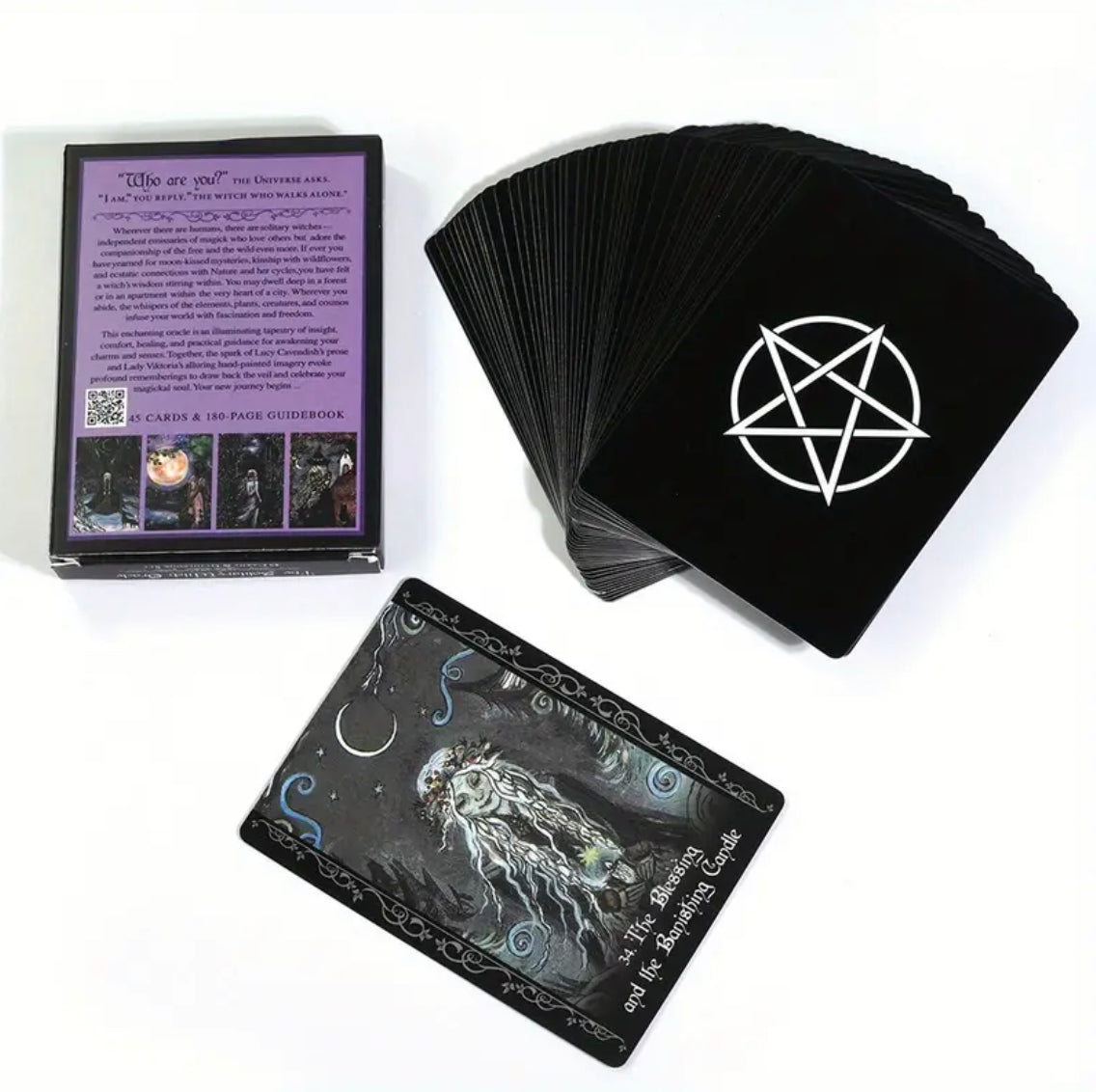 The Solitary Witch | Oracle Cards | English | Divination Tools | Cartomancy | Witch Supplies