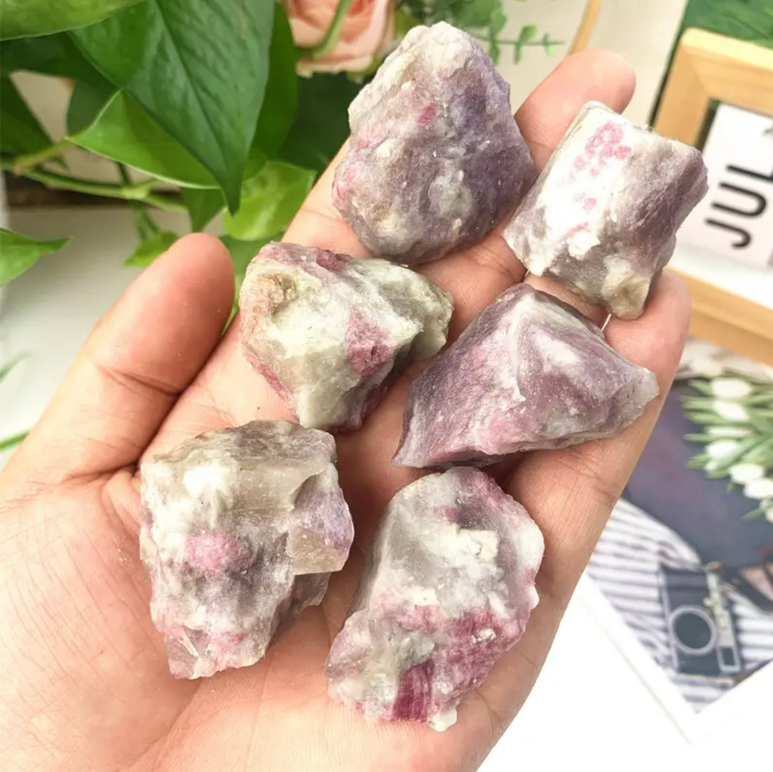 Pink Tourmaline Rough Stone | Love, Compassion, Emotional Healing, & Self Love | Balances Emotions | Rare Stone