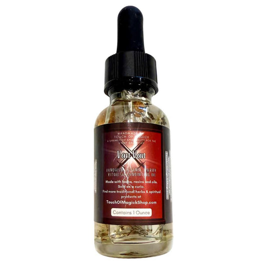 Van Van Annointing & Ritual Oil | Multi-Purpose Voodoo and Hoodoo | Made with Traditional Herbs, Roots, Resins and Essential Oils | 1 Oz