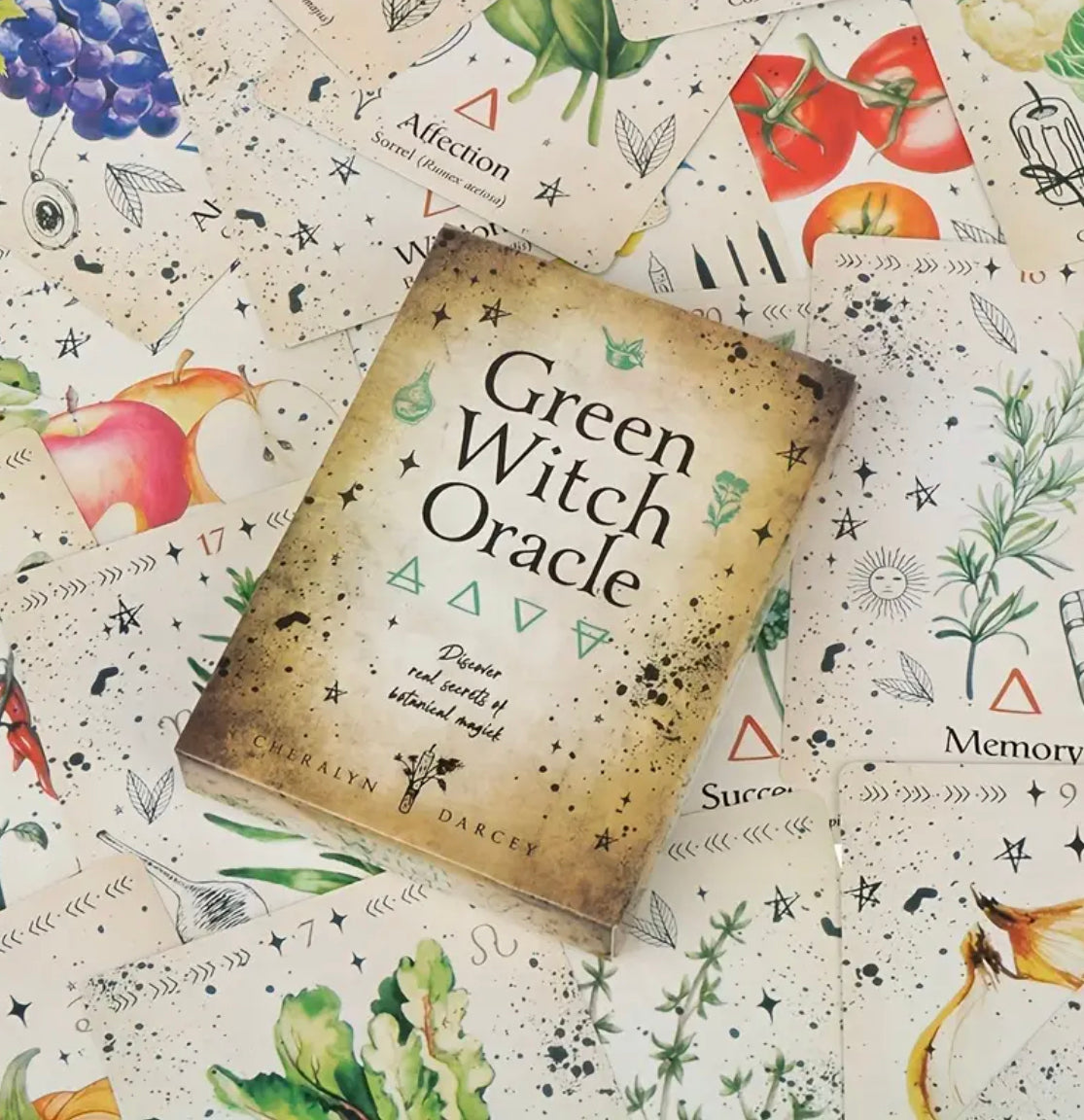 Green Witch | Oracle Cards | English | Divination Tools | Cartomancy | Witch Supplies