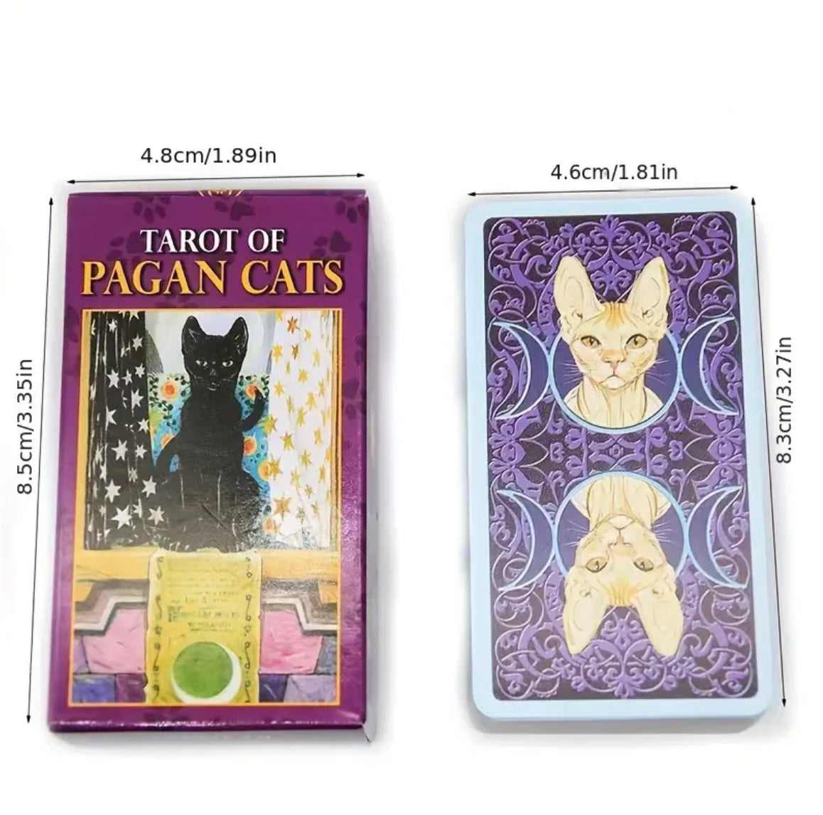 Pagan Cats | Tarot Cards | English | Divination Tools | Cartomancy | Witch Supplies