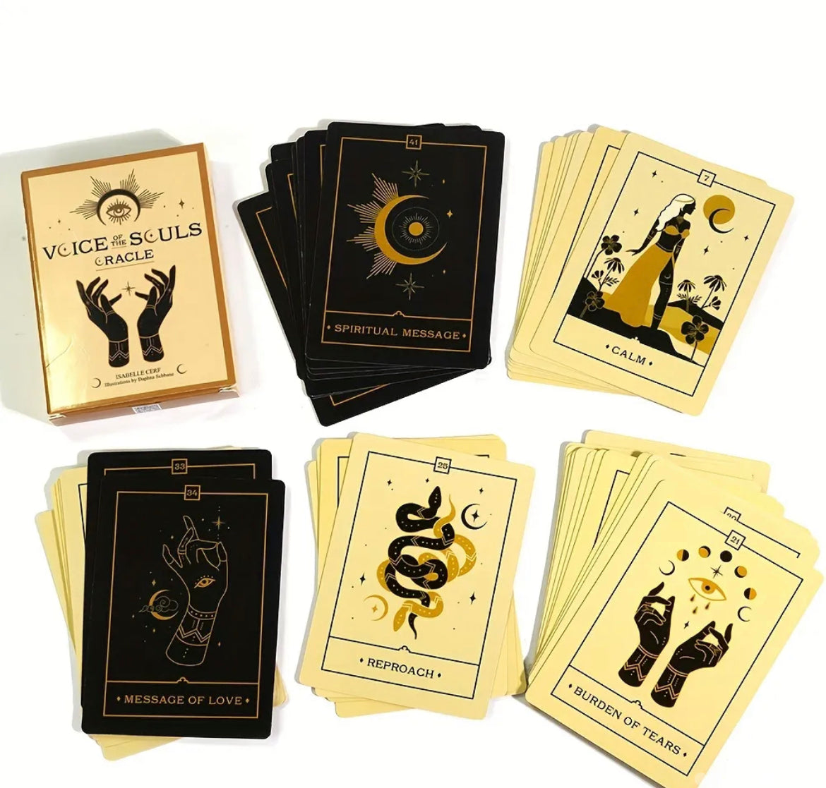 Voice of Souls | Oracle Cards | English | Divination Tools | Cartomancy | Witch Supplies