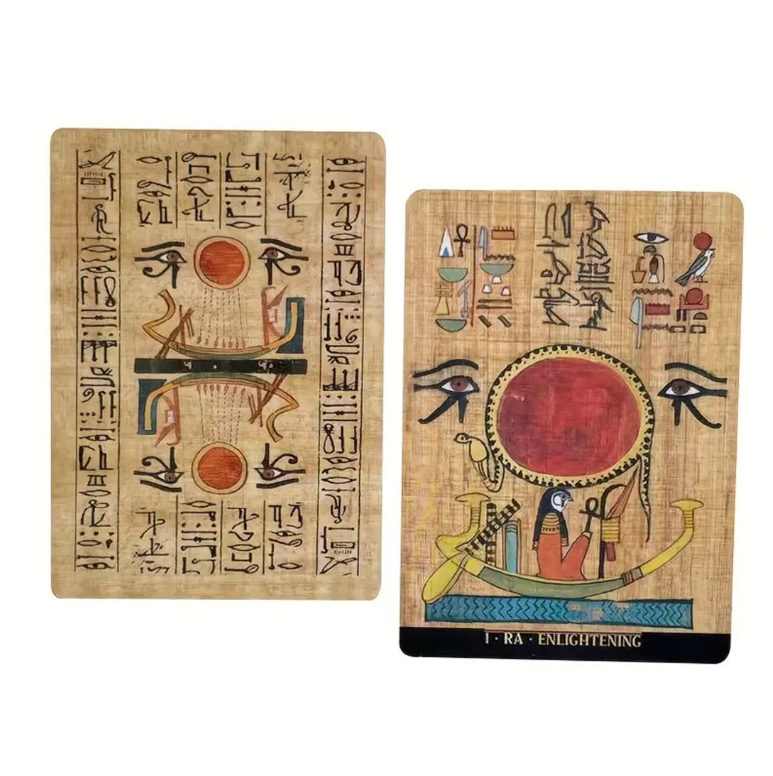 Egyptian Gods | Oracle Cards | English | Divination Tools | Cartomancy | Witch Supplies