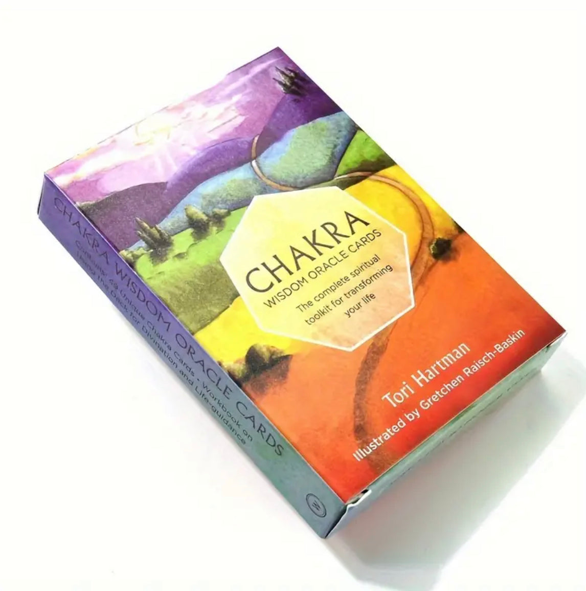 Chakra Wisdom | Oracle Cards | English | Divination Tools | Cartomancy | Witch Supplies