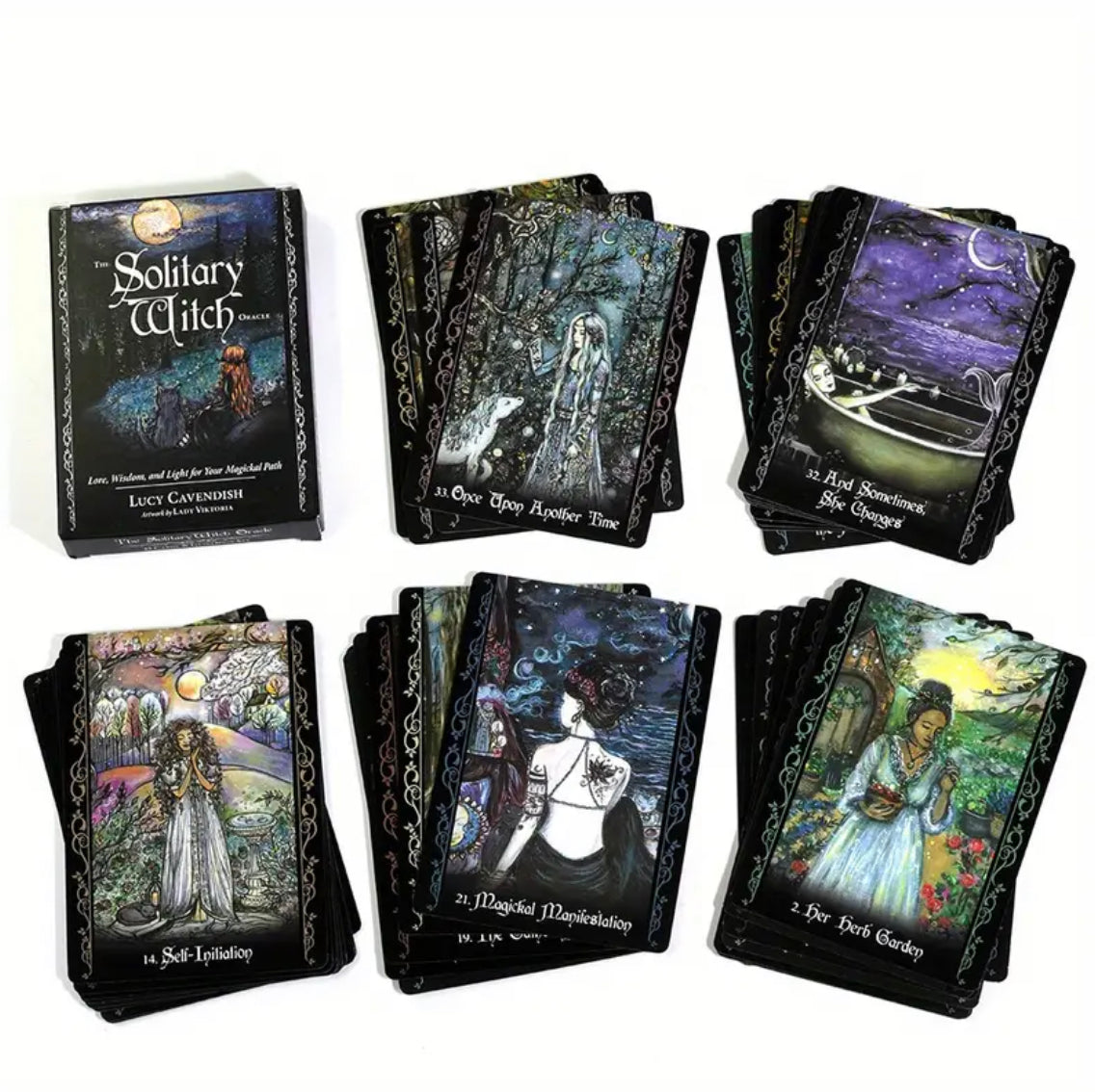 The Solitary Witch | Oracle Cards | English | Divination Tools | Cartomancy | Witch Supplies