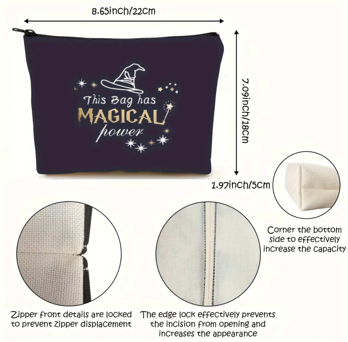 This Bag Has Magical Power | Storage Bag for Spiritual Items | Crystals | Tarot | Zipper