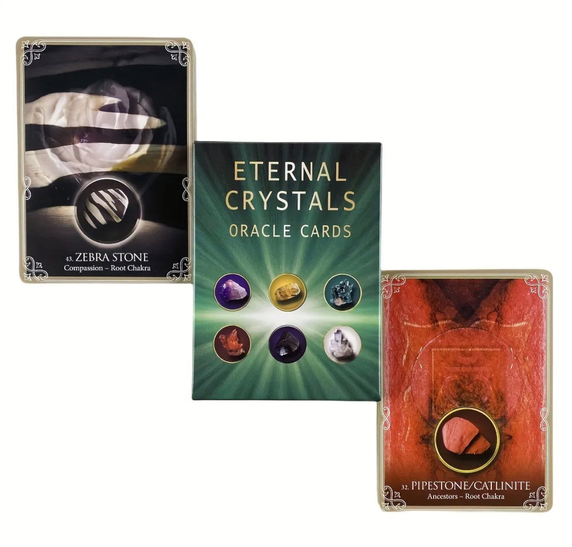 Eternal Crystals | Oracle Cards | English | Divination Tools | Cartomancy | Witch Supplies