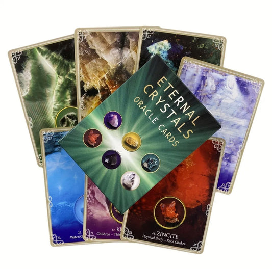 Eternal Crystals | Oracle Cards | English | Divination Tools | Cartomancy | Witch Supplies