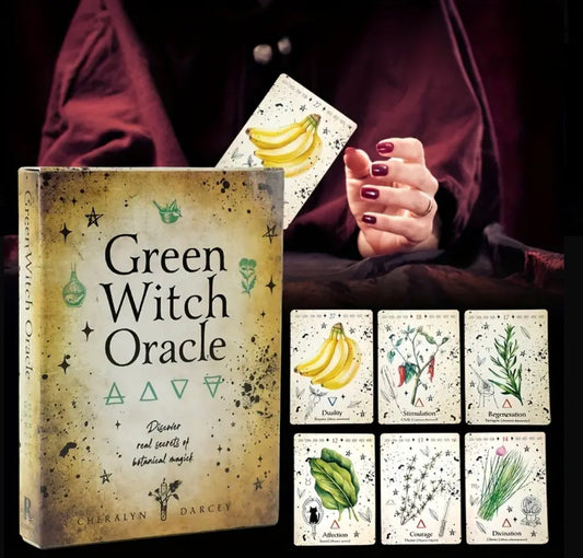 Green Witch | Oracle Cards | English | Divination Tools | Cartomancy | Witch Supplies