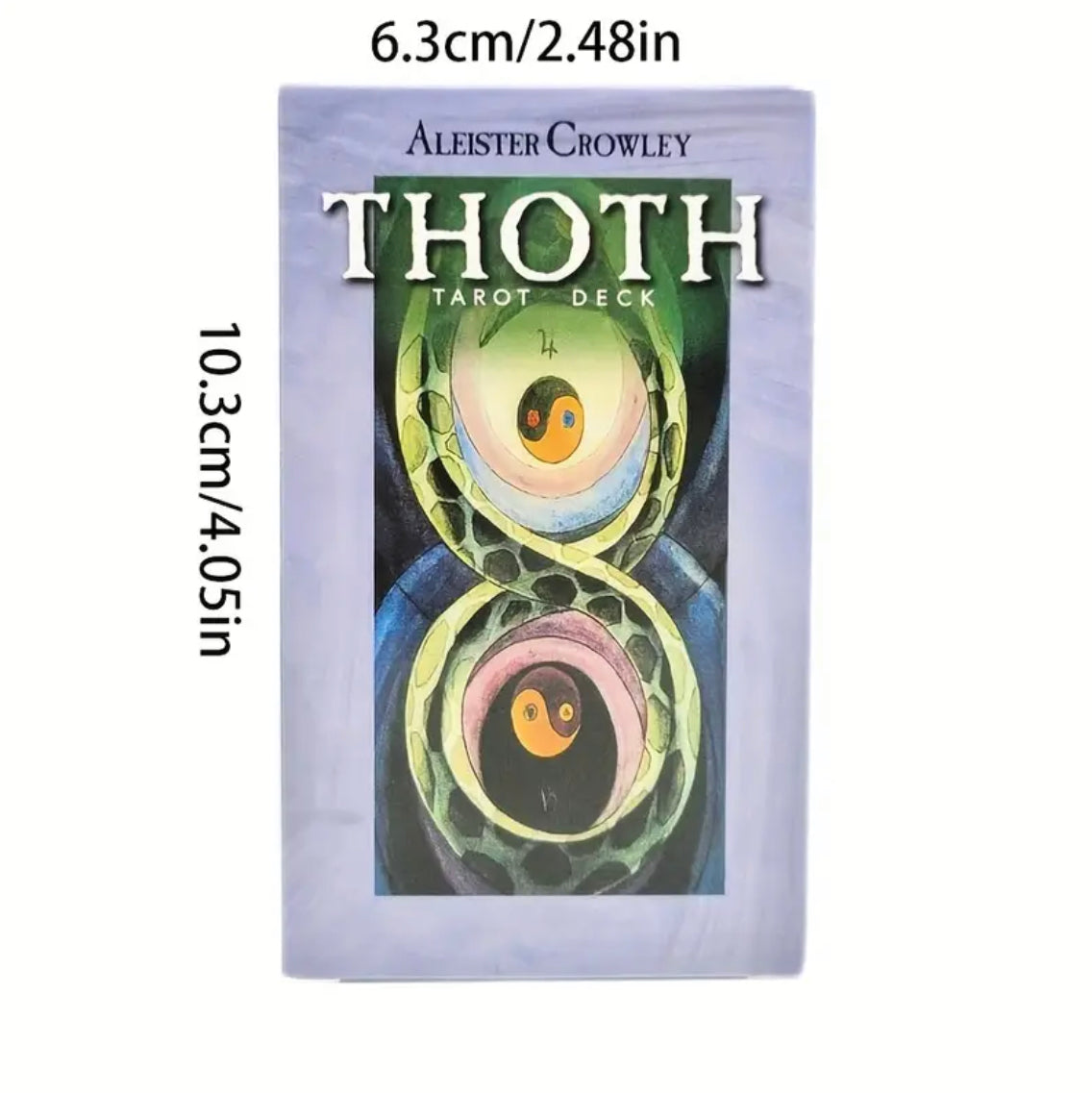 Thoth | Aleister Crowley | Tarot Cards | English | Divination Tools | Cartomancy | Witch Supplies