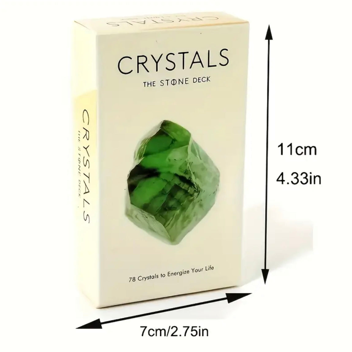 Crystals: The Stone Deck | Oracle Cards | English | Divination Tools | Cartomancy | Witch Supplies