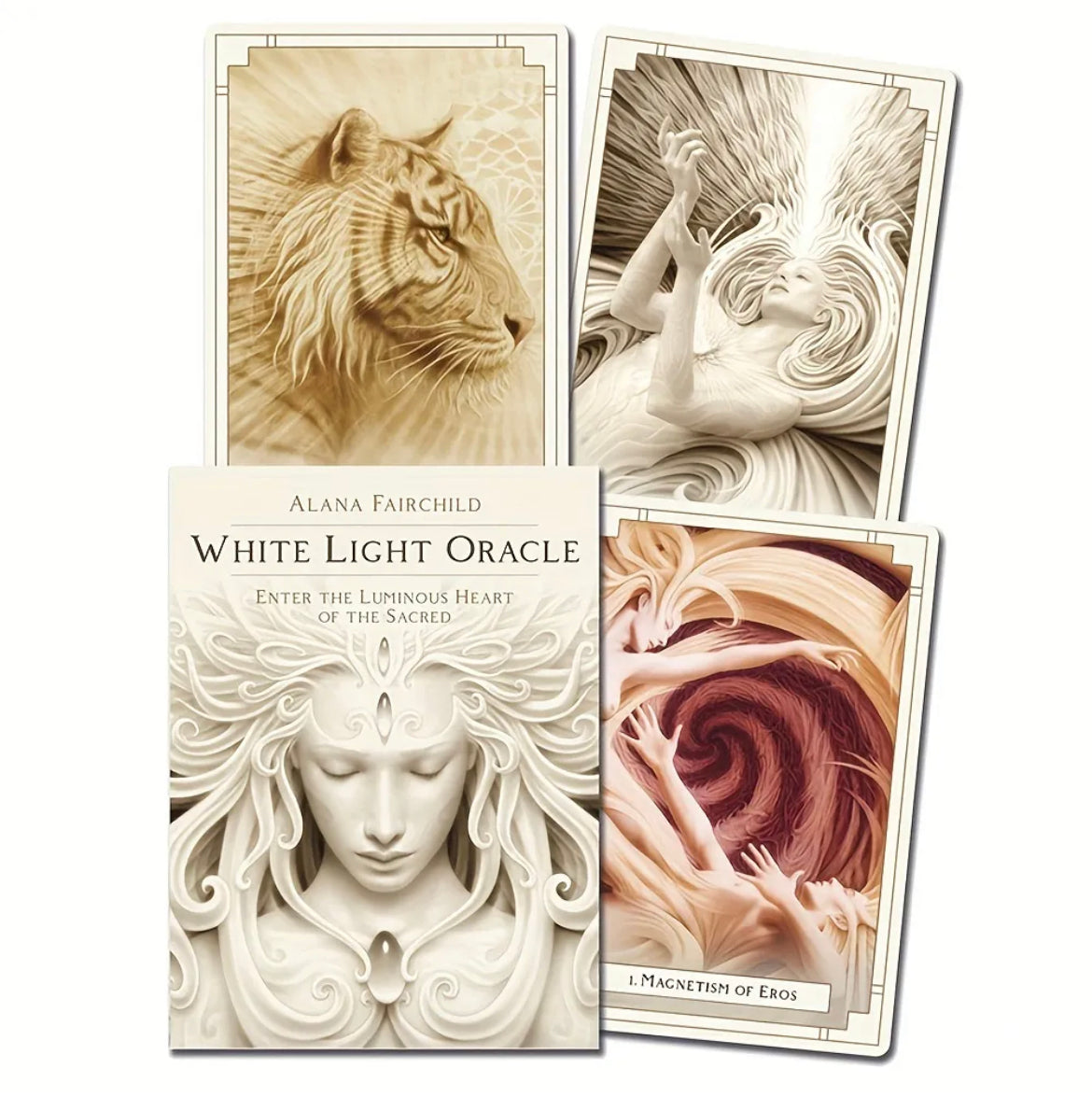 White Light | Oracle Cards | English | Divination Tools | Cartomancy | Witch Supplies