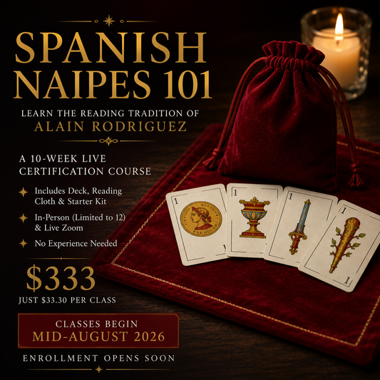 Spanish Naipes 101: Foundations of Traditional Card Reading (Aug-Oct 2026)