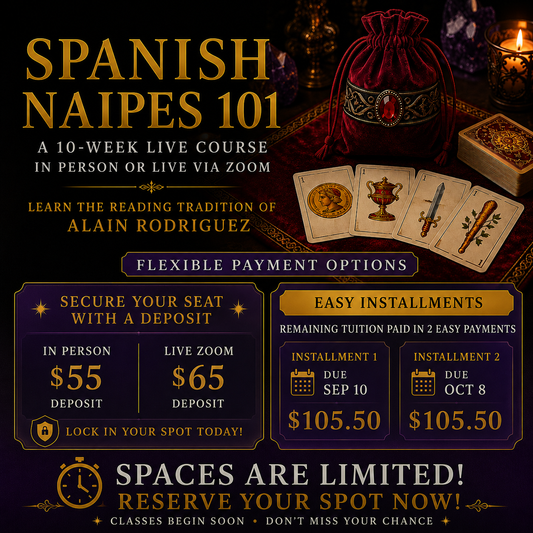 Spanish Naipes 101: Foundations of Traditional Card Reading (Aug-Oct 2026)