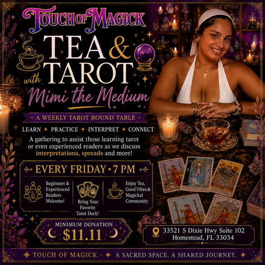 Tea & Tarot with Mimi | Fridays @ Touch of Magick