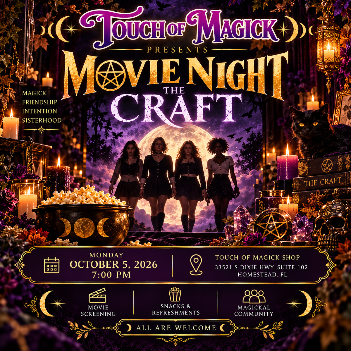 Movie Night: The Craft [Oct 5 @ 6PM]