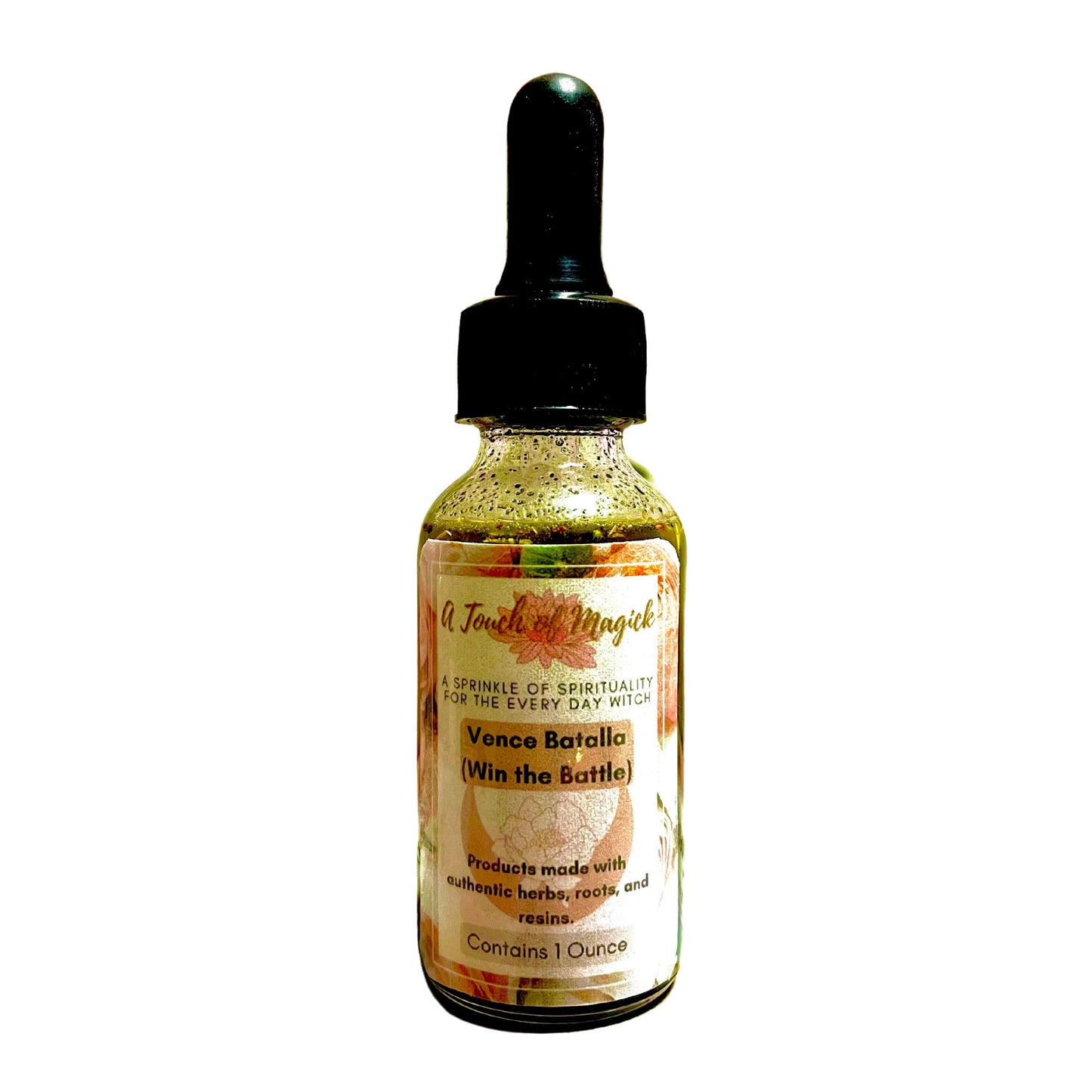 Vence Batalla (Win the Battle Herb) Oil | 1 Oz | Made with Traditional Ingredients | Ritual & Spell Supplies