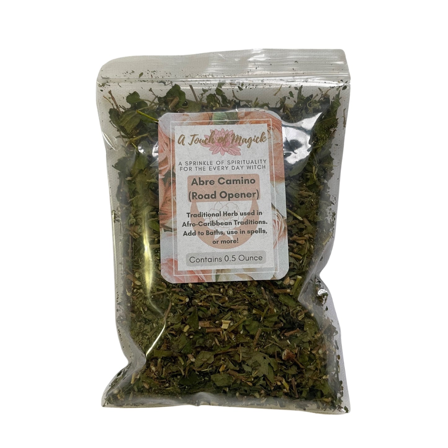 Abre Camino | Road Opener Dried Herb | 0.5 Ounces | Traditional Herb Supplier & Manufacturer | Santeria | Hoodoo | Voodoo | Spell Supplies