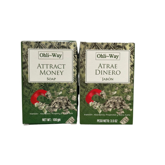 Attract Money Soap | Jabon Atrae Dinero | Used for Abundance, Prosperity, & Good Luck | 3.5 Ounces