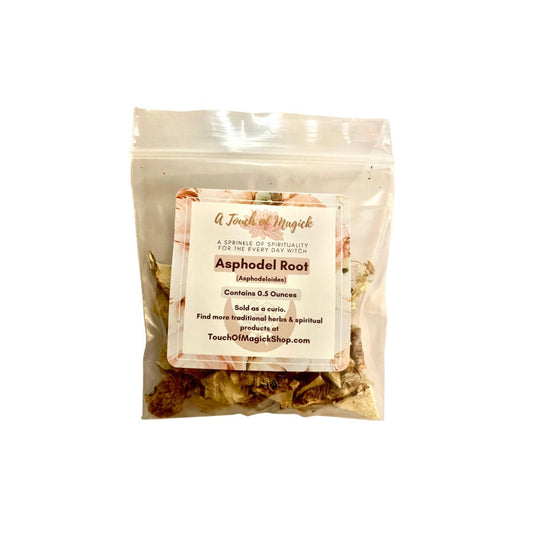 Asphodel Root | Asphodeloides | Asfodelo | Used for Banishment, Necromancy & Ancestor Work | RARE | Ancient Witch Herbs | 0.5 Ounces