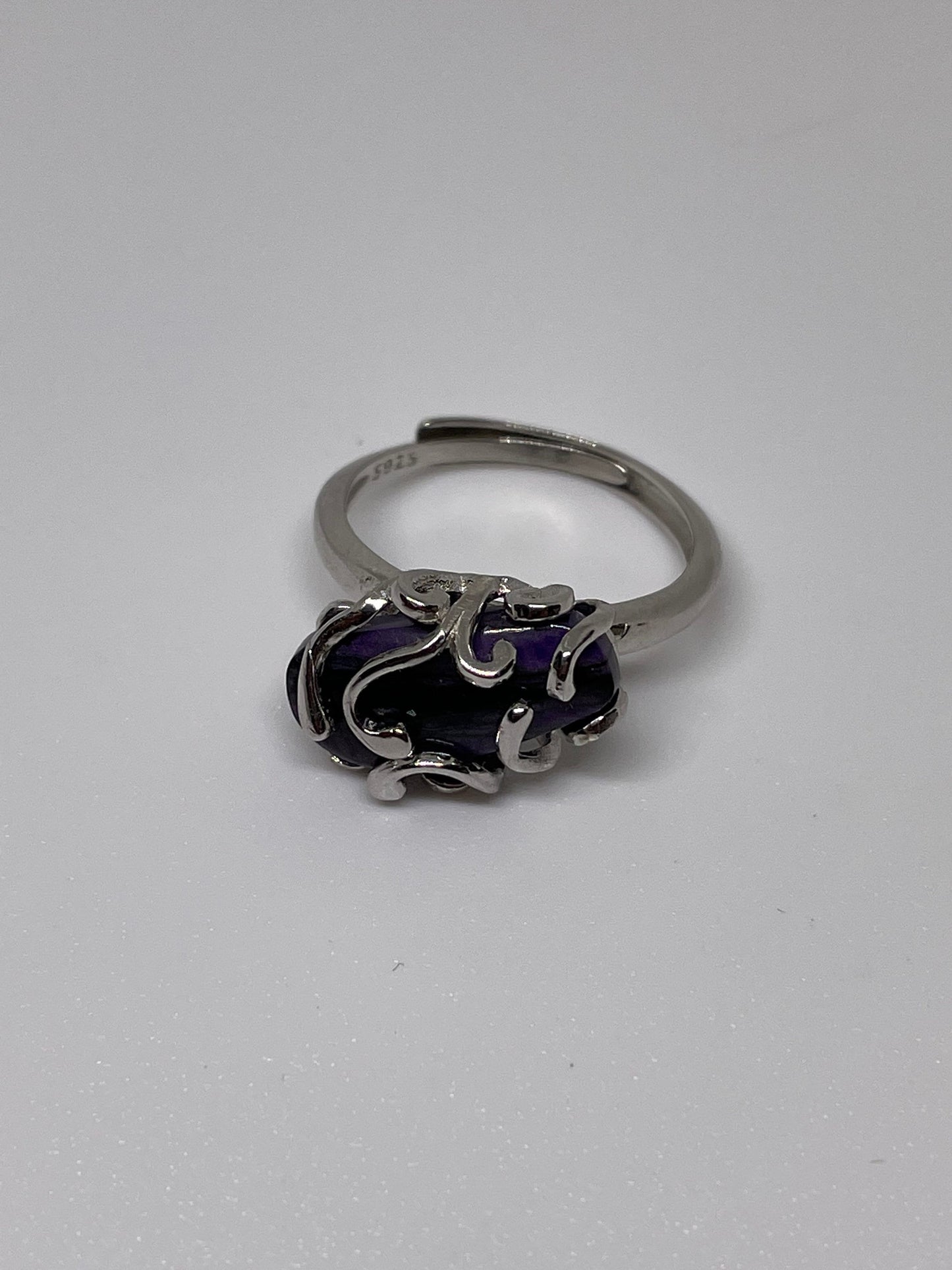 Sugilite Ring | Top Quality AAA | 925 Sterling Silver | Spiritual Jewelry | Psychic Development | Witch Talisman | Spiritual Crystal