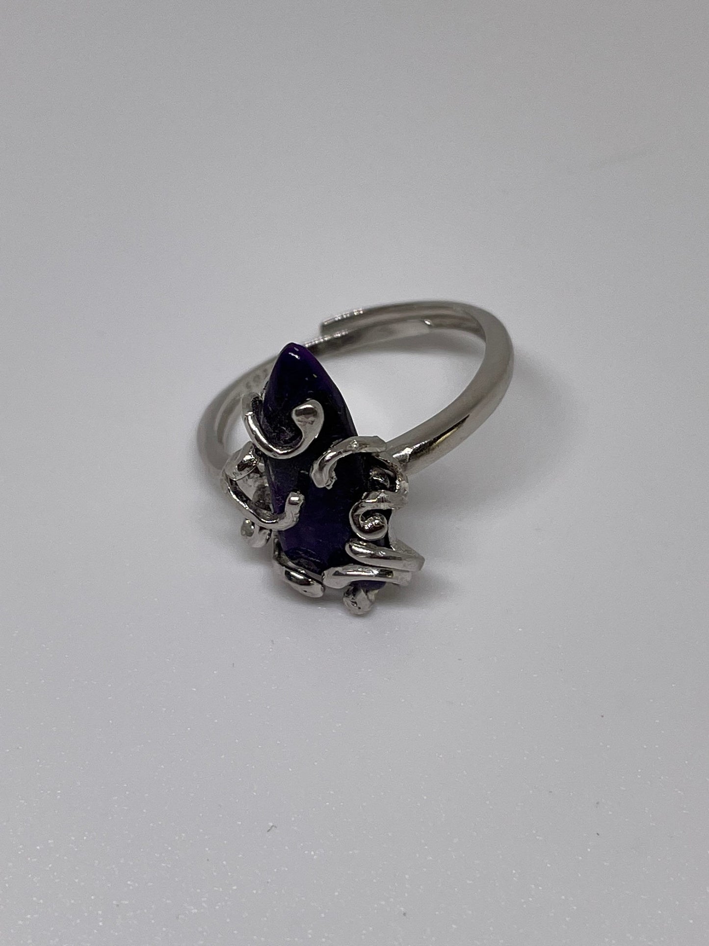 Sugilite Ring | Top Quality AAA | 925 Sterling Silver | Spiritual Jewelry | Psychic Development | Witch Talisman | Spiritual Crystal