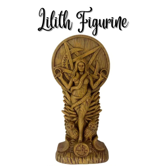Lilith Figurine | Approximately 8in x 4in | Witches | Witch Decor | Goddess | Colored Resin | Statue | Altar Supplies | Pagan Decor |